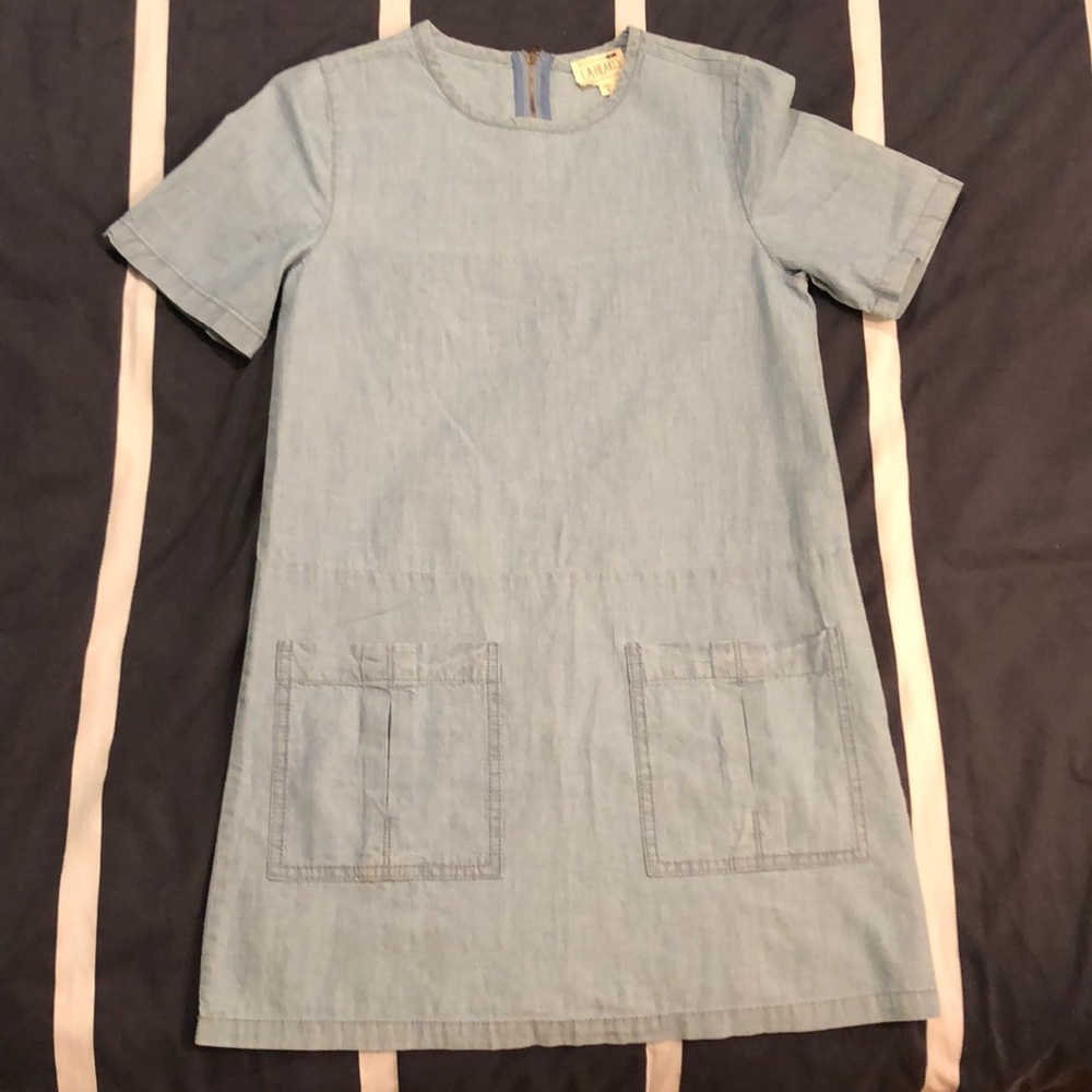 LA Hearts Chambray Dress